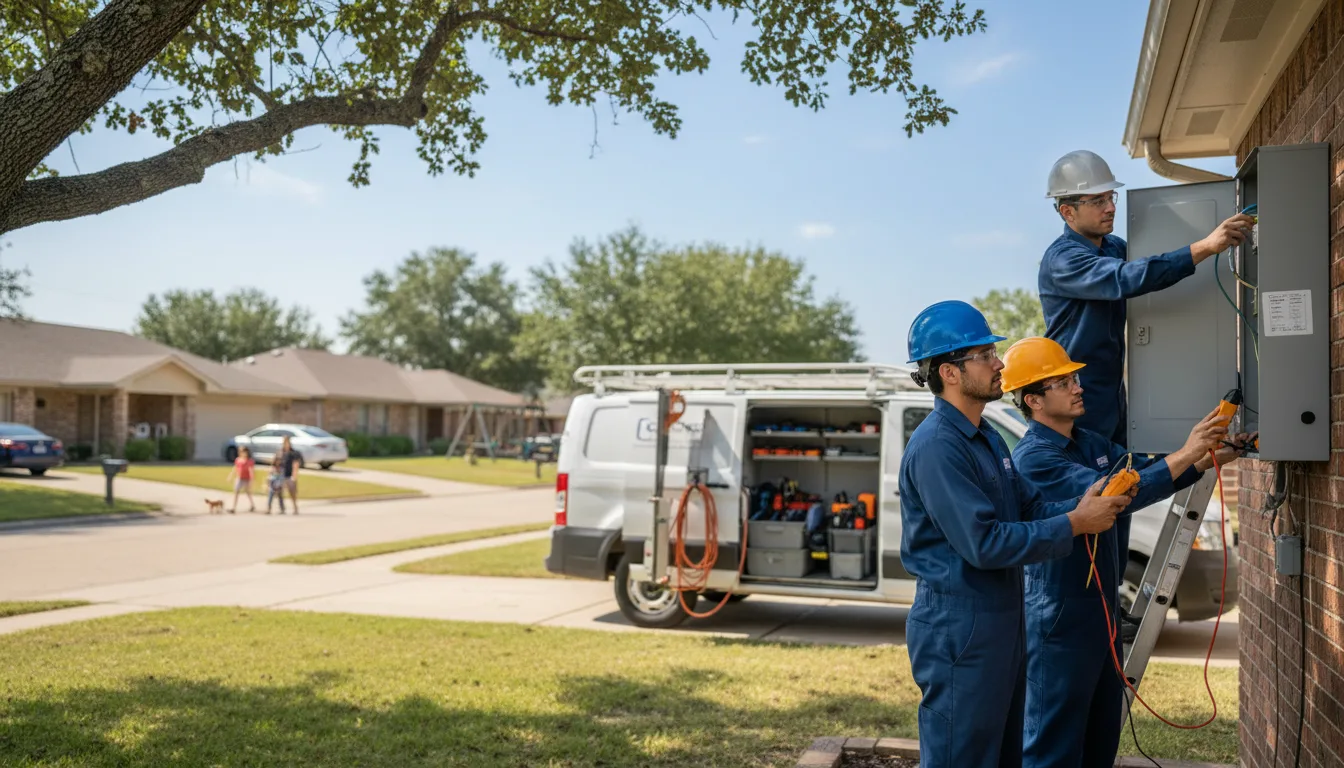 Certified electrician providing emergency electrical services in Garden City, SD